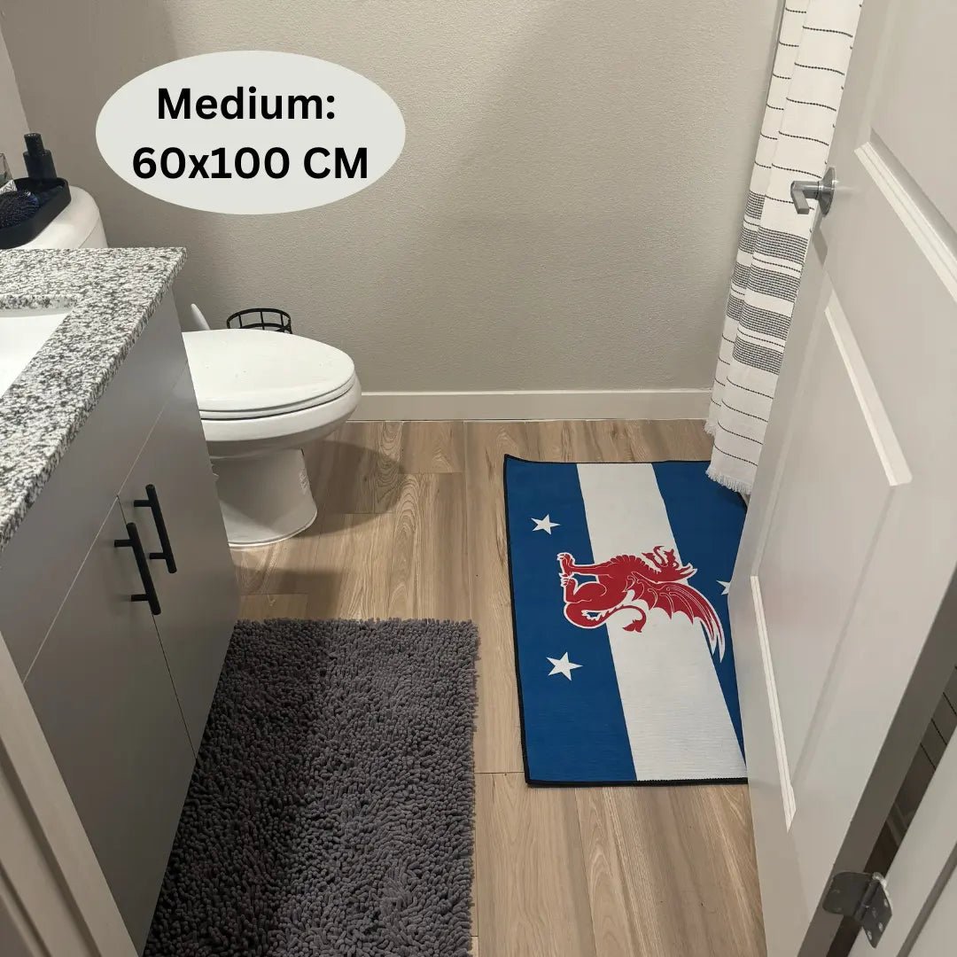 Beta Theta Pi Custom Fraternity Rug – Dragon Flag Design - Custom Rug | Sirenicate Rugs