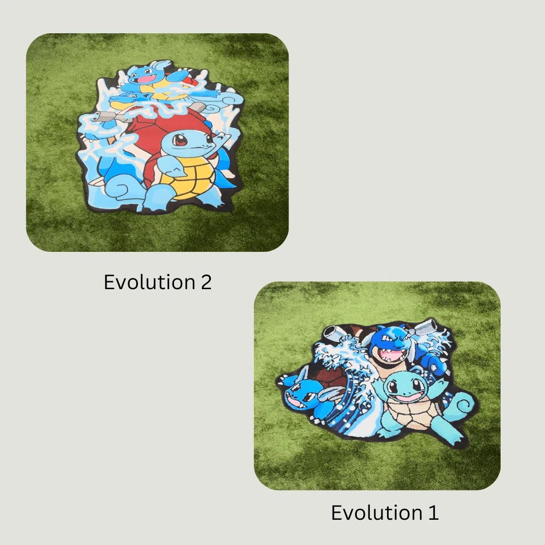 Blastoise Evolution 2 Rug - Custom Rug | Sirenicate Rugs