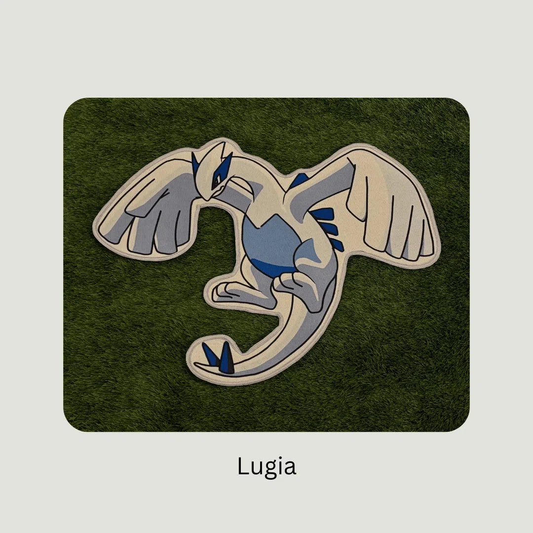 Custom Lugia Pokemon Rug – Legendary Bird Design for Pokemon Fans - Custom Rug | Sirenicate Rugs