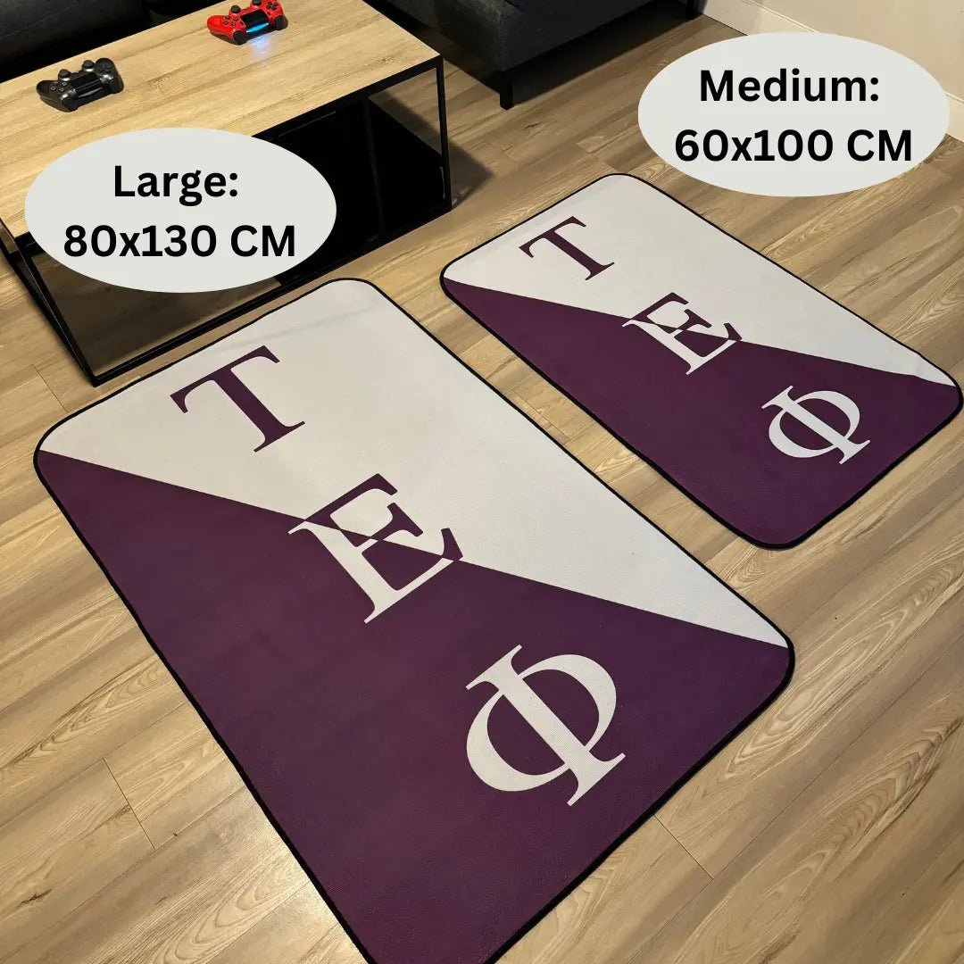 Custom Tau Epsilon Phi Rug - Official Greek Life Fraternity Rug - Custom Rug | Sirenicate Rugs