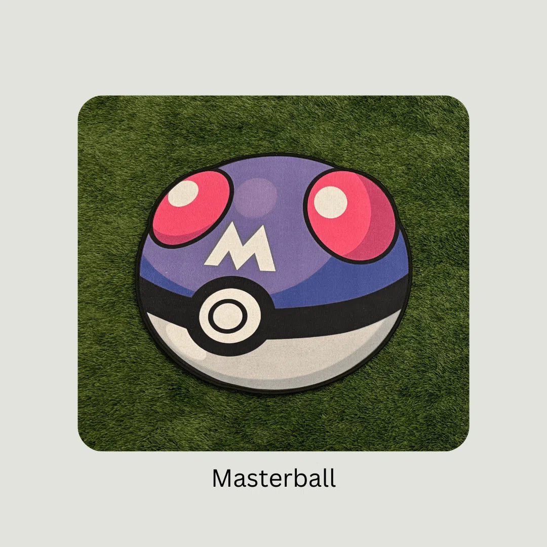 Masterball Pokémon Rug – Custom Area Rug for Pokémon Fans - Custom Rug | Sirenicate Rugs