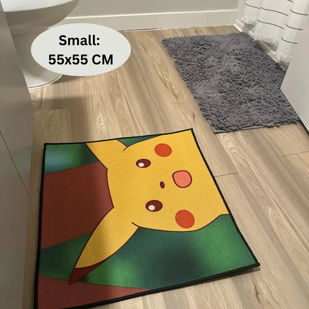 Pikachu Pokémon Rug – Custom Area Rug for Pokémon Fans - Custom Rug | Sirenicate Rugs