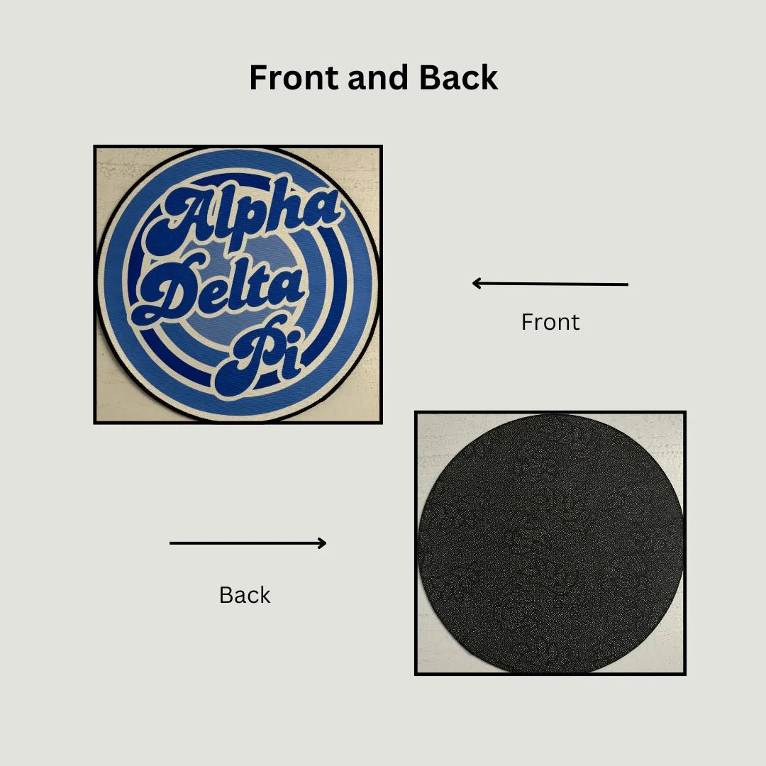 Retro Alpha Delta Pi Sorority Rug – Custom Greek Life Decor - Custom Rug | Sirenicate Rugs