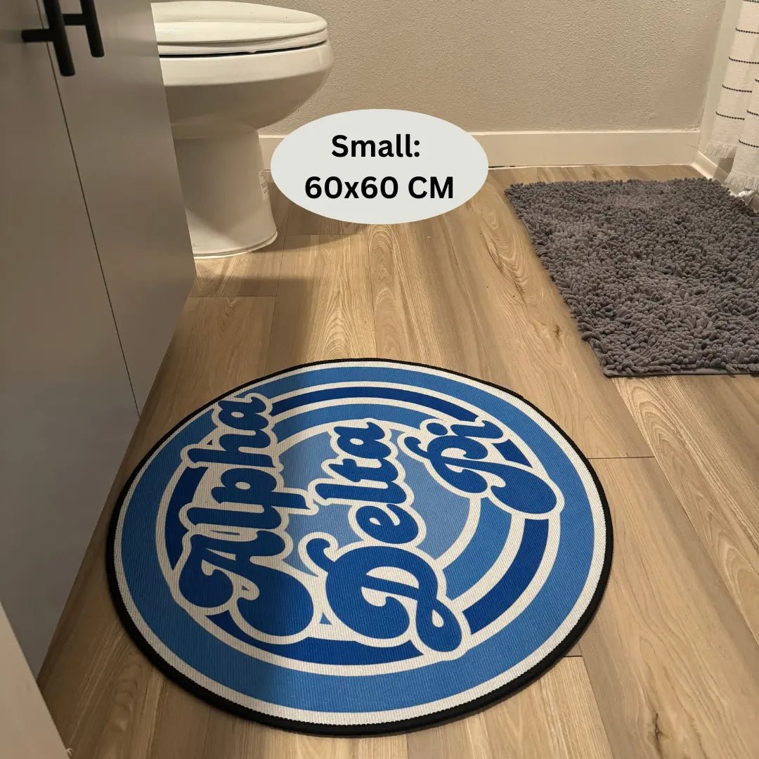 Retro Alpha Delta Pi Sorority Rug – Custom Greek Life Decor - Custom Rug | Sirenicate Rugs