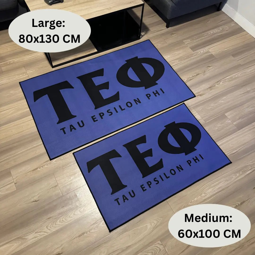 Tau Epsilon Phi Custom Rug – Official Fraternity Rug with Greek Letters - Custom Rug | Sirenicate Rugs