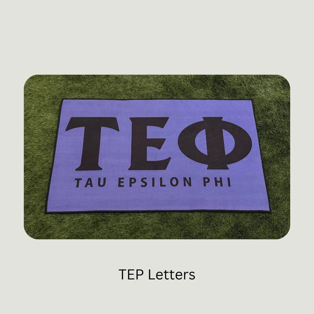 Tau Epsilon Phi Custom Rug – Official Fraternity Rug with Greek Letters - Custom Rug | Sirenicate Rugs