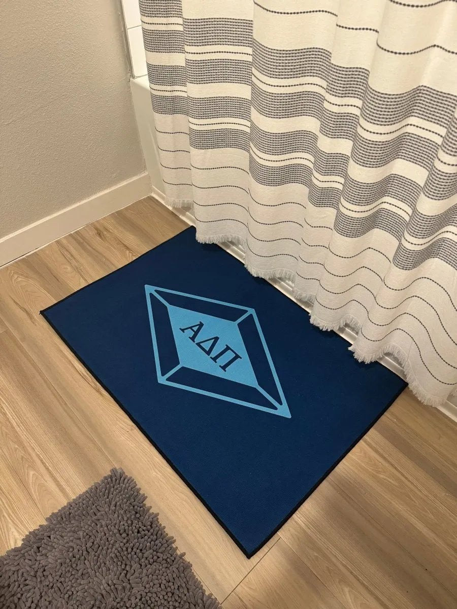 Alpha Delta Pi Letters Custom Sorority Rug – Stylish Greek Life Decor - Custom Rug | Sirenicate Rugs